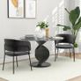 Upholstered Chair, Modern and Comfortable, 57x53x73 cm, Gray Image 2