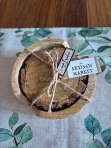 Brand new wooden coasters