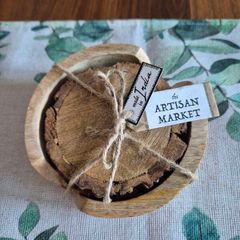 Brand new wooden coasters