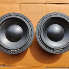 Rare High-End Phoenix Gold Ti6 Elite 6.5" Midbass Woofers + Titanium XO Elite Crossover (Made in USA)