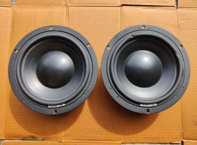 Rare High-End Phoenix Gold Ti6 Elite 6.5" Midbass Woofers + Titanium XO Elite Crossover (Made in USA)