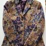 Vintage Y2K Jigsaw floral purple brocade tailored skirt suit UK 12-14 1990s power suit Image 7