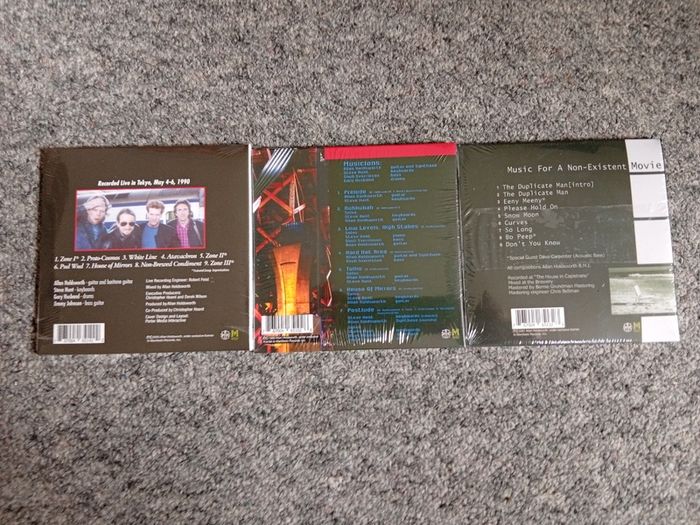 Allan Holdsworth X3 CDs remastered sealed