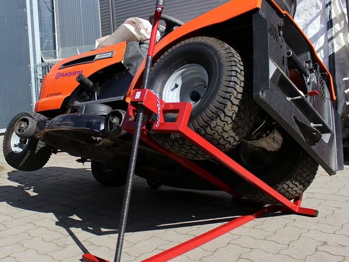 Lawn Tractor Lifter 400 Kg Jack Lifting Platform Device For Ride-on Mowers