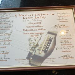 Signed A Musical Tribute to Larry Roddy poster - limited edition