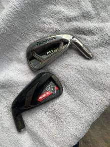 2 iron club heads : Taylormade and Callaway