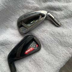 2 iron club heads : Taylormade and Callaway