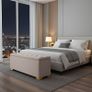 Elegance Boucle Ottoman with Storage 100x40cm  Beige Image 10