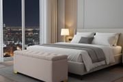 Elegance Boucle Ottoman with Storage 120x40cm