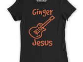 Ginger Jesus Ed Sheeran Parody Fan Women's Fitted Music T-Shirt Gig Top New