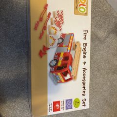 Tidlo Wooden Fire Engine