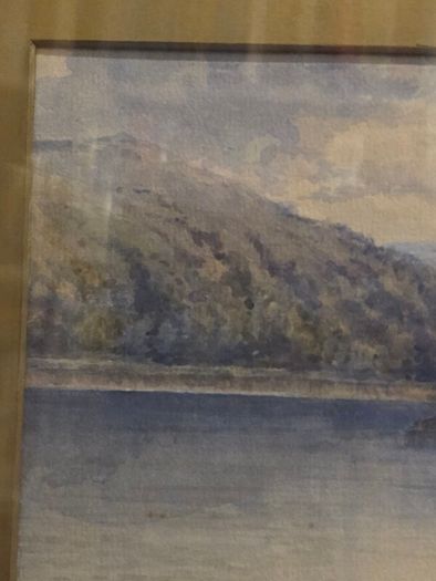 1911 Watercolour of Lake Verney - Signed