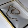 Vintage Hallmarked 9ct Gold Figaro Bracelet Image 3