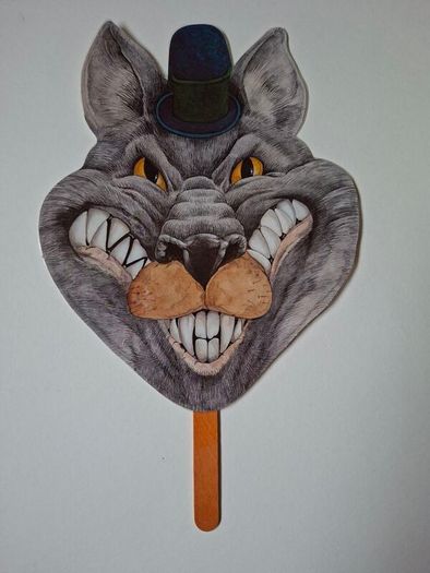 Halloween Hand Held Masks (Laminated)