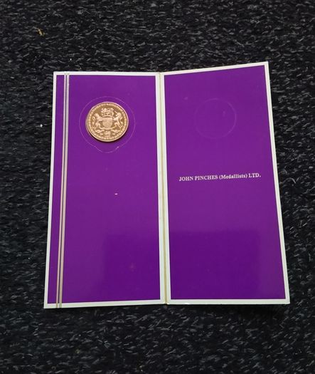 John Pinches First Collector's Club Meeting Commemorative Medallion - 1973
