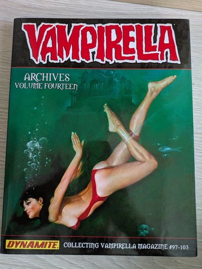 Complete Vampirella Archives 15 Volume Hardcover Comic Book Set, Omnibus Library edition