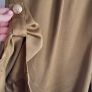 River Island Khaki Utility Blouse with Gold Buttons Sz 12 UK Image 2
