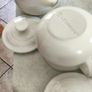 Rare Pair of Le Creuset Soup Bowl Country Cream. Image 8