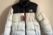 The North Face Black and White Puffer Jacket Men and Women