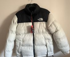 The North Face Black and White Puffer Jacket Men and Women