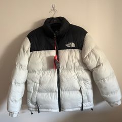 The North Face Black and White Puffer Jacket Men and Women