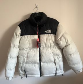 The North Face Black and White Puffer Jacket Men and Women