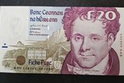 Ireland  1999  20 Pound  Unc Banknote