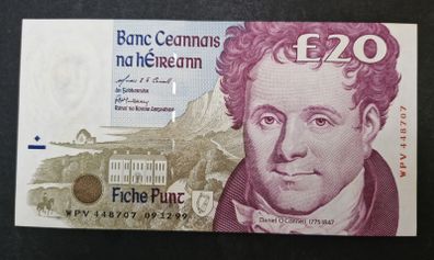 Ireland  1999  20 Pound  Unc Banknote