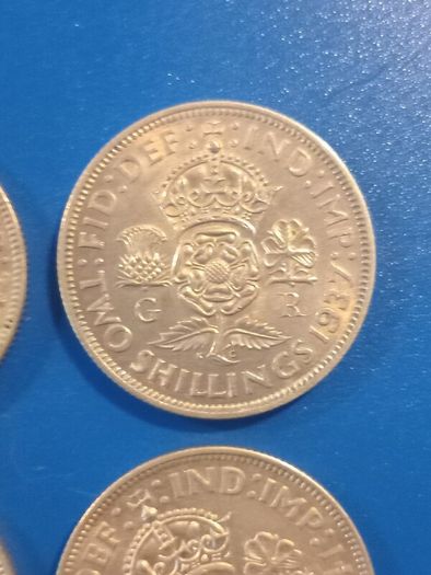 4x GeorV1 florins