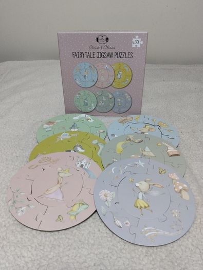 Fairytale Jigsaw Puzzles, 6 double sided puzzles
