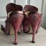 No. 21 pink glitter mules - sz 6.5 Image 3