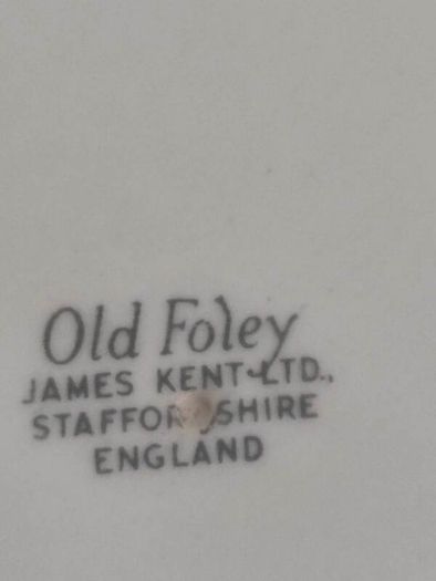 Cake Dish By Old Foley James Kent Ltd.. Staffordshire England