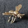 3 brass bees. Solid brass. Image 5