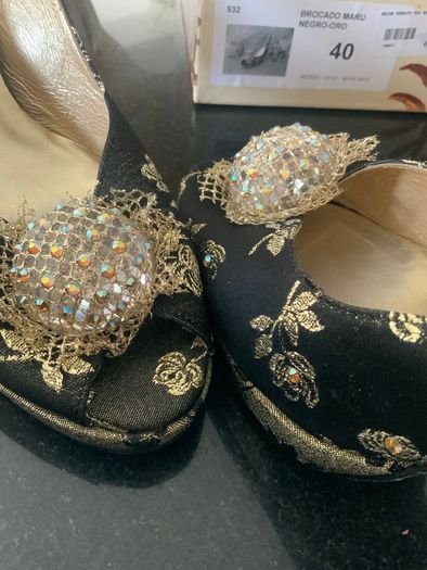 Belen Donate ladies designer sling back heels