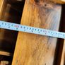 Large Vintage Solid Wood Pine Desk with Multiple Drawers Image 7