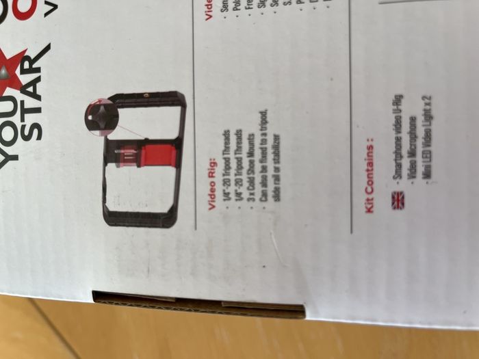 Content creator video kit to use with your own smartphone.