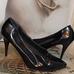 Black High Heels Size 12