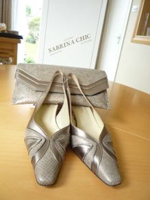 SABRINA CHIC Ladies shoes&matchingClutch Bag