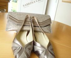 SABRINA CHIC Ladies shoes&matchingClutch Bag