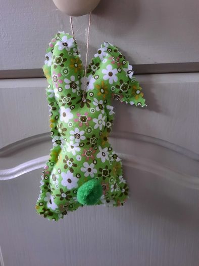 Handmade Easter Bunting / Hanging decorative bunnies