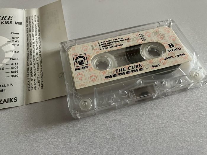 The Cure Kiss Me Kiss Me Kiss Me Cassette Tape NM
