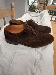 Brown Suade Shoes  size10 John White