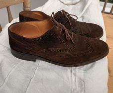 Brown Suade Shoes  size10 John White