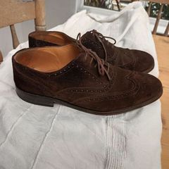 Brown Suade Shoes  size10 John White