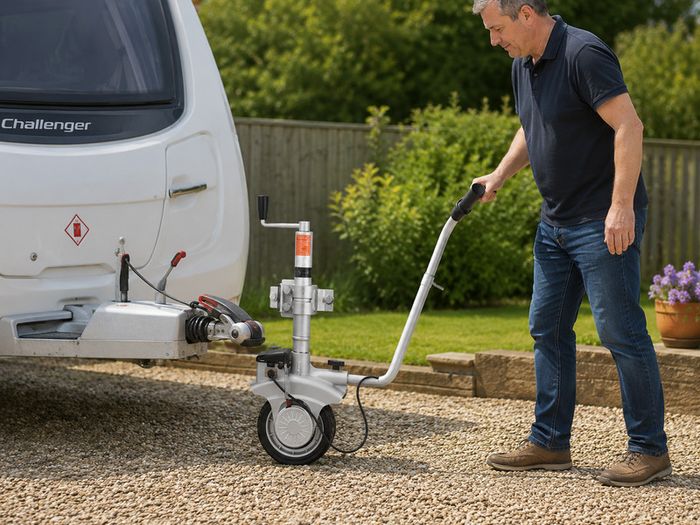 Electric Trailer Dolly  2.5 T Motorised Jockey Wheel for Caravans