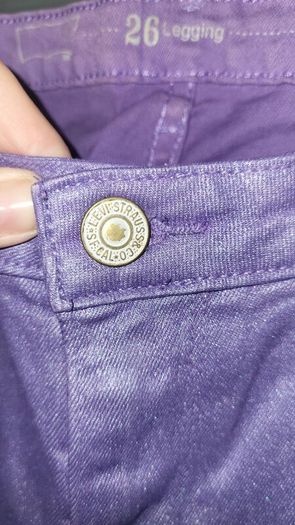 LEVI'S Mauve Skinny Jeans Sz 26 (Fit 8uk)
