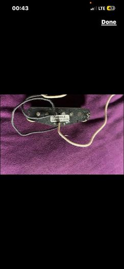 Schecter Nick Johnston Diamond single coil pickups from his signature Schecter guitar pickups for middle position electric guitar parts accessories