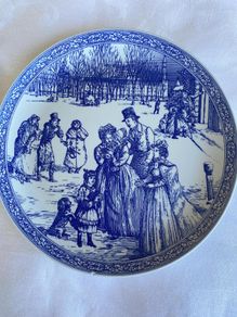 Spode Blue Room Collection Christmas Plate