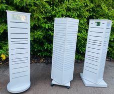 Retail Display Stand - Spinner - Takes Slat Wall Hooks Design!
