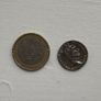 Unresearched Ancient Roman Greek Solid Bronze Antique Small  Coin Image 2